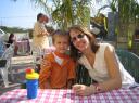 Harry and Nancy at the Courtyard Cafe