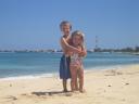 Harry and Addie at Our Beach