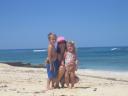 Mommy, Harry, and Addie at Our Beach